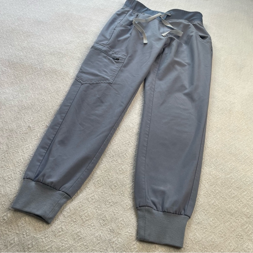 Figs Technical Collection Blue/Gray‎ Scrub pants Size XXS/P ~ Healthcare
